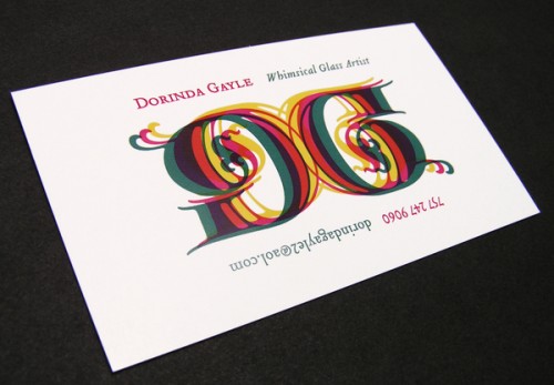 26_Dorinda Gayle Logo Business Card
