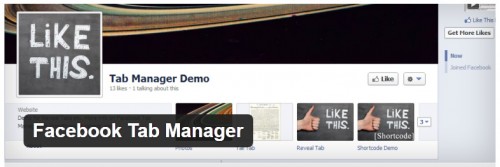 Facebook Tab Manager