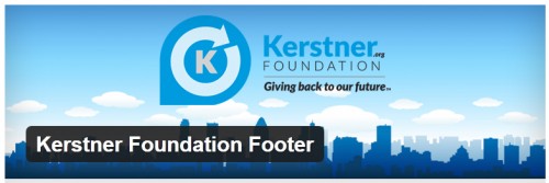 Kerstner Foundation Footer