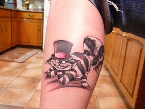 Funny Cat Tattoo Style 2013
