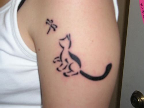 Shadow Cat Tattoos