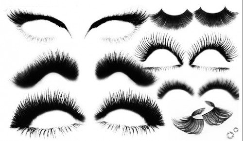 22 Eyelashes Brushes,for Photoshop