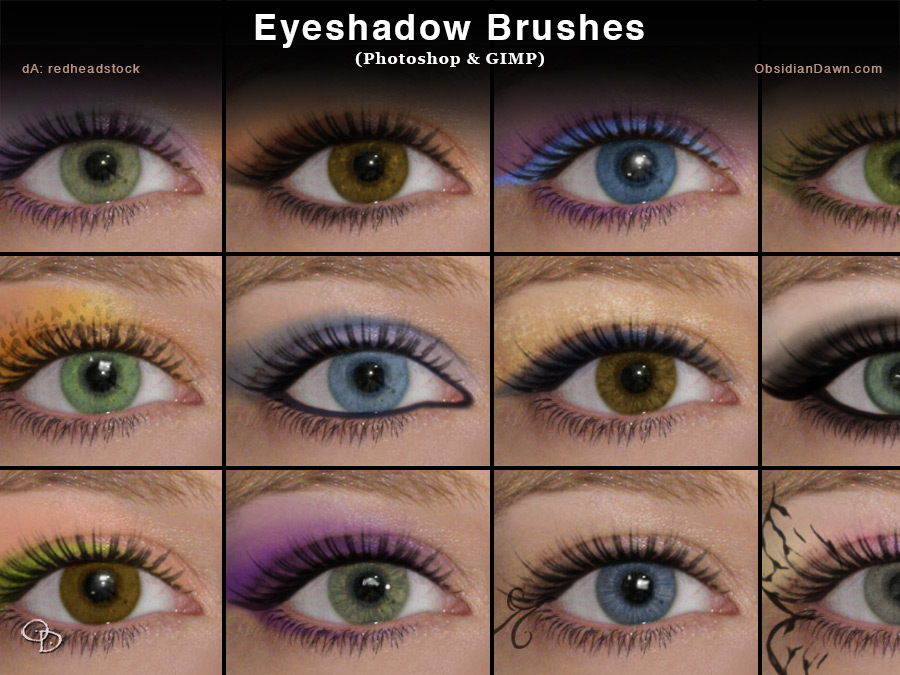 download eyeshadow photoshop brushes