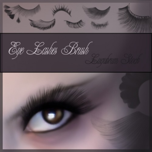 Set of 10 Eye Lashes Brushes