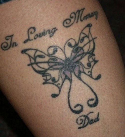 Butterfly Memorial Tattoos