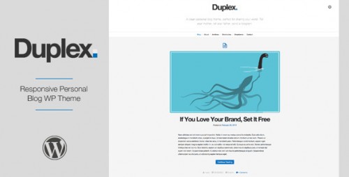 Duplex - Responsive Personal Blog WP Theme