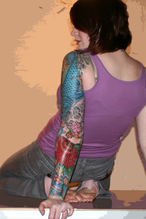 Sleeve Back View Tattoos