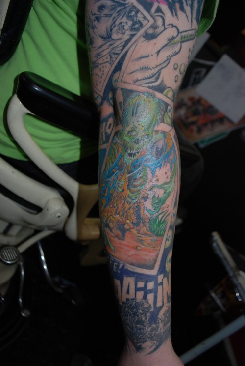 Zombie Sleeve Tattoo