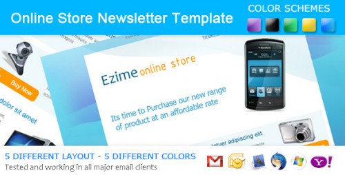 Ezime Online Store Newsletter