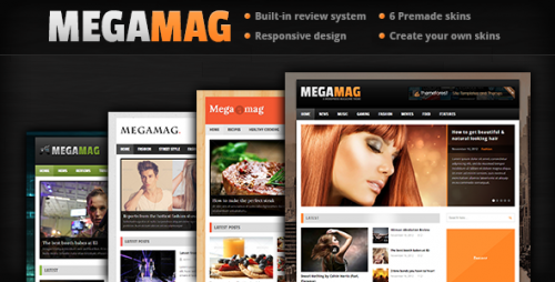 MEGAMAG - Responsive Blog/Magazine Style Theme