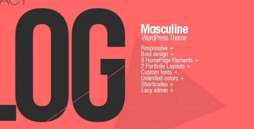 Masculine - Responsive WordPress Theme
