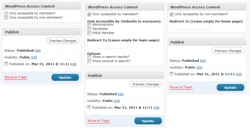 WordPress Access Control