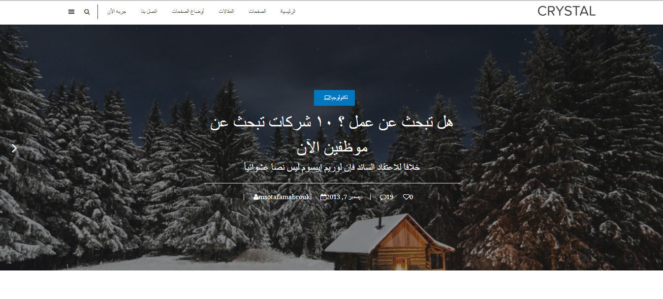 Arabic WordPress themes