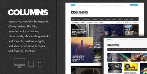 Columns - Impressive Magazine and Blog Theme