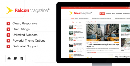 Falcon - Responsive WordPress Magazine Theme