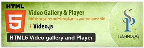 HTML5 Video Gallery and Player