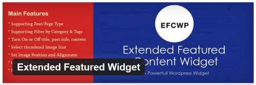 Extended Featured Widget