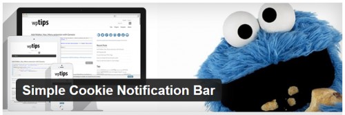 Simple Cookie Notification Bar