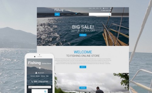 Fishing Online Store WooCommerce Theme