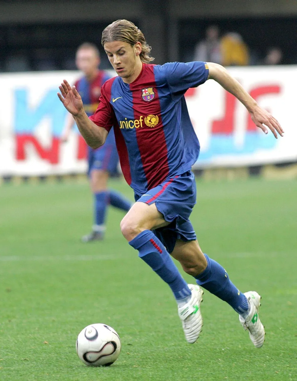 Andrea Orlandi durante su etapa en el Barça