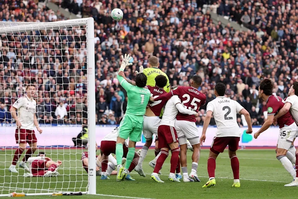 Pablo was ruled to have fouled David Raya (Alex Pantling/Getty Images)